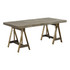 COAST TO COAST IMPORTS, LLC. Coast to Coast 13637  Adjustable Dining Table/63inW Writing Desk, Biscayne Weathered