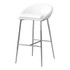 MONARCH PRODUCTS I 2297 Monarch Specialties Bar Stools, White/Chrome, Set Of 2