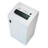 A high-security shredder for your most confidential documents  Micro-cut shredding to protect sensitive information. Meets the requirements of NSA-approved security (P-7).  Shreds pages into virtually unreadable 1/32in x 3/16in pieces. Reaches a maximum speed of 27 feet per minute (fpm).  Shreds up to 10-12 sheets per pass. The 12in throat width accepts a variety of document sizes.  Auto start/stop via electronic eye  Auto stop when container is full or door is open  New auto stop with LED plus auto reverse in the event of a paper jam  Powerful, specially adjusted motor for longer periods of use - with thermal protection for high performance  The tried-and-tested closed tooth wheel drive prevents penetration of dirt and slows wear, increasing service life  Enclosed housing protects against the spread of paper dust and provides for quiet operation  Mobile for shared use  Anti-Jam technology designed to easily and quickly reverse out paper in the event the machine is overloaded  Auto-oiler included  Ativa shredder comes in white to coordinate with your office decor.  Ativa is a trademark or registered trademark of The Office Club, Inc.