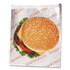BAGCRAFT 300527 Foil Single-Serve Bags, Hamburger Labeling, 6" x 0.75" x 6.5", Silver/Red, 1,000/Carton