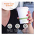 WORLD CENTRIC CUPA8D Double Wall Paper Hot Cups, 8 oz, White, 1,000/Carton
