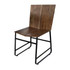 COAST TO COAST IMPORTS, LLC. Coast to Coast 73386  Santiago Dining Chairs, Frisco Natural Brown/Black, Set Of 2 Chairs