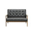 WHOLESALE INTERIORS, INC. 2721-5405 Baxton Studio Levin Loveseat, Brown