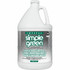 SIMPLE GREEN 19128  Crystal Industrial Cleaner/Degreaser - For Multipurpose - Concentrate - Liquid - 128 fl oz (4 quart) - Non-flammable, Fragrance-free, Color-free - Clear - 1 Each