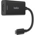 BELKIN, INC. AVC013BTBK Belkin USB-C to HDMI 2.1 Adapter (8K, 4K, HDR Compatible) - 1 x USB Type C - Male - 1 x HDMI 2.1 Digital Audio/Video - Female - 7680 x 4320 Supported - Black