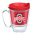 TERVIS TUMBLER COMPANY 01257594 Tervis NCAA Legend Coffee Mug With Lid, 16 Oz, Ohio State Buckeyes