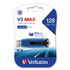 VERBATIM CORPORATION 49808 V3 Max USB 3.0 Flash Drive, 128 GB, Blue