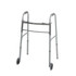MEDLINE INDUSTRIES, INC. MDS86410W54 Medline Guardian Adult 2-Button Folding Walkers, 5in Wheels, 32 - 38in, Case Of 4