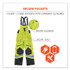 TENACIOUS HOLDINGS, INC. ergodyne® 25525 GloWear 8928 Class E Hi-Vis Insulated Bibs, X-Large, Lime