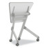 SAFCO PRODUCTS 1226DE Learn Nesting Trapezoid Desk, 32.83" x 22.25" to 29.5", White/Silver