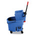 RUBBERMAID COMMERCIAL PROD. FG758888BLUE WaveBrake 2.0 Bucket/Wringer Combos, Side-Press, 35 qt, Plastic, Blue