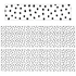 EDUCATORS RESOURCE TCR7083-6 Teacher Created Resources Border Trim, Black Painted Dots On White, 35', Set Of 6 Packs