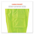TENACIOUS HOLDINGS, INC. ergodyne® 25012 GloWear 8918BK Class E Hi-Vis Rain Bibs Black Bottom, Small, Lime