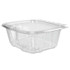 DART CH32DEF ClearPac SafeSeal rPET Tamper-Resistant Container, ProPlanet Seal, Flat Lid, 32 oz, Clear, 100/Bag, 2 Bags/Carton
