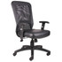 NORSTAR OFFICE PRODUCTS INC. Boss Office Products B580  Ergonomic LeatherPlus Bonded Leather/Mesh Web Chair, Black