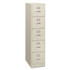 HON COMPANY 315PQ 310 Series Vertical File, 5 Letter-Size File Drawers, Light Gray, 15" x 26.5" x 60"