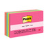 3M CO 655-5PK Post-it Notes, 5 Pads, 3 in x 5 in, Clean Removal, School Supplies and Office Products, Sticky Notes for Vertical Surfaces, Monitors, Walls and Windows, Poptimistic Collection