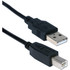 QVS, INC. QVS CC2209C-06  USB Cable - Type A Male USB - Type B Male USB - 6ft - Black