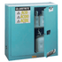 R3 SAFETY LLC Justrite 893002 Blue Steel Safety Cabinets for Corrosives, Manual-Closing Cabinet, 30 Gallon