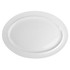 GIBSON OVERSEAS INC. Martha Stewart 995116453M  Classic Fine Ceramic Oval Platter, 15-1/2in, White