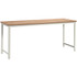 SAUDER WOODWORKING CO. 426297 Sauder Bergen Circle Commercial 72inW Executive Table Computer Desk, Kiln Acacia