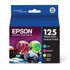 Compatible Epson models: Stylus:  NX125,  NX127,  NX230,  NX420,  NX530,  NX625.   WorkForce:  320,  323,  325,  520.  .    Resistant to water, smudging and fading  Works in WorkForce 323, 325, 520; NX125, NX127  Also for use in NX130, NX230, NX420, NX530 and NX625  DuraBrite for rich, vibrant color  Compatible with Epson WorkForce 320  DuraBrite Ultra ink for high-quality results. Produces smudge-, fade- and water-resistant prints that look great on both plain and glossy photo paper.  Combo pack includes 1 cartridge each of black, cyan, magenta and yellow.  Recycling solution - designed to encourage recycling, helping you divert materials from landfill.