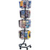 SAFCO PRODUCTS CO Safco 4128CH  32-Pocket Wire Rotary Brochure Literature Rack, 60inH x 15inW x 15inD, Charcoal