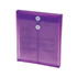 SMEAD MFG CO 89544 Smead Poly Envelopes With String-Tie Closure, 1 1/4in Expansion, Letter Size, 8 1/2in x 11in, Purple, Pack Of 5 Envelopes