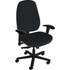 ANTHRO INTERNATIONAL, INC. DBA SITMATIC Sitmatic 073MFPC7K/21201  Beta Standard-Scale Ergonomic Fabric High-Back Chair, 43inH, Black