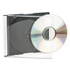 INNOVERA 85825 CD/DVD Slim Jewel Cases, Clear/Black, 25/Pack