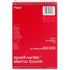 MEADWESTVACO CORP Mead 43082  Spell-Write Wire Bound Steno Book, 6in x 9in, 80 Sheets, Red