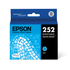 EPSON AMERICA INC. T252220-S Epson 252 DuraBrite Ultra Cyan Ink Cartridge, T252220-S