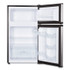 AVANTI RA31B3S Counter-Height 3.1 Cu. Ft. Two-Door Refrigerator/Freezer, Black/Stainless Steel