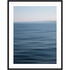 UNIEK INC. Amanti Art A42705422075  Abstract Blue Horizon by Savanah Plank Wood Framed Wall Art Print, 43inH x 34inW, Black