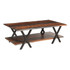 COAST TO COAST IMPORTS, LLC. Coast to Coast 62459  Forrest Coffee/Cocktail Table, 18inH x 54inW x 28inD, Sierra Brown/Black