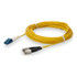 ADD-ON COMPUTER PERIPHERALS, INC. AddOn ADD-LC-FC-5M9SMF  5m FC to LC OS1 Yellow Patch Cable - Patch cable - FC/UPC single-mode (M) to LC/UPC single-mode (M) - 5 m - fiber optic - duplex - 9 / 125 micron - OS1 - halogen-free, molded, plenum - yellow