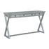 COAST TO COAST IMPORTS, LLC. Coast to Coast 71121  Keats Console Table, 34inH x 60inW x 18inD, Stephanie Soft Gray