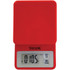 TAYLOR CORP 3817R Taylor Compact Digital Kitchen Scale, 11 Lb, Red