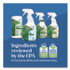 CLOROX SALES CO. 60277CT Clorox Pro EcoClean Glass Cleaner, Unscented, 32 oz Spray Bottle, 9/Carton