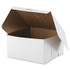 SOUTHERN CHAMPION TRAY SCT® 0977 White One-Piece Non-Window Bakery Boxes, 10 x 10 x 5.5, White, Paper, 100/Carton