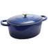 GIBSON OVERSEAS INC. 995100769M Crock-Pot Artisan 7-Quart Cast Iron Dutch Oven, Sapphire Blue