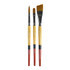 PRINCETON ARTIST BRUSH CO. 9650SET-1 Princeton Snap Paint Brush Set, Set 1, Assorted Bristles, Synthetic, Brown