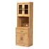 WHOLESALE INTERIORS, INC. Baxton Studio 2721-12004  Laurana 24inW Kitchen Cabinet And Hutch, Oak Brown