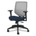 HON COMPANY SVM1ALIFC90T Solve Series Mesh Back Task Chair, Supports Up to 300 lb, 18" to 23" Seat Height, Midnight Seat, Fog Back, Black Base