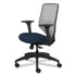 HON COMPANY SVM1ALIFC90T Solve Series Mesh Back Task Chair, Supports Up to 300 lb, 18" to 23" Seat Height, Midnight Seat, Fog Back, Black Base