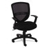 OIF VS4717 Swivel/Tilt Mesh Mid-Back Task Chair, Supports Up to 250 lb, 17.91" to 21.45" Seat Height, Black