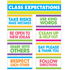 Make sure every student in your classroom knows what is expected of him or her with this bulletin board set. The colorful cards make it easy to keep track of good classroom behaviors.  11-piece set helps encourage good classroom behavior.  Colorful cards help keep kids on track.  Recommended for students in kindergarten through 5th grade.