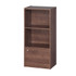 IRIS USA, INC. Iris 596213  35inH 3-Tier Storage-Shelf With Door, Brown