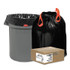 WEBSTER INDUSTRIES Draw 'n Tie® 1DT200 Heavy-Duty Trash Bags, Drawstring, 30 gal, 1.2 mil, 30.5" x 33", Black, 25 Bags/Roll, 8 Rolls/Box