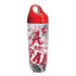 TERVIS TUMBLER COMPANY Tervis 01252243  NCAA All-Over Water Bottle With Lid, 24 Oz, Alabama Crimson Tide